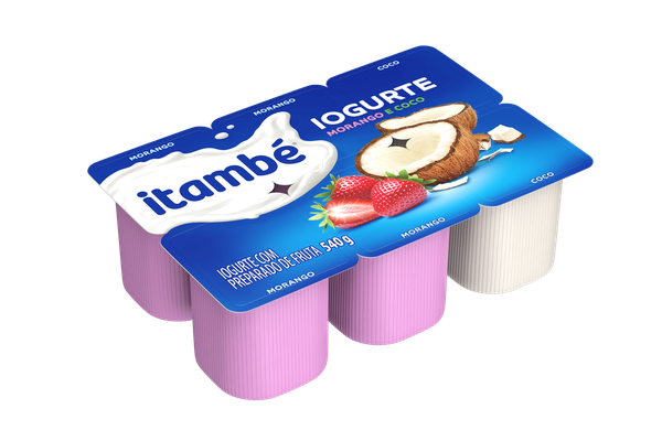 BEBIDA LACTEA FERMENTADO ITAMBE MORANGO E COCO 540G