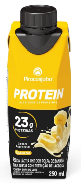 BEBIDA LACTEA PIRACANJUBA 23G WHEY BANANA 250ML