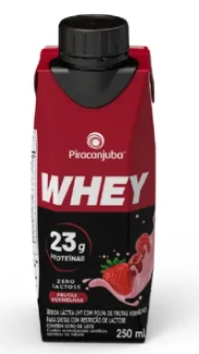 BEBIDA LACTEA PIRACANJUBA 23G WHEY FRUTAS VERMELHAS 250ML