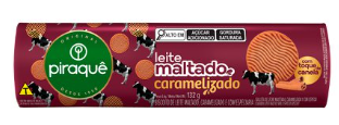 BISC PIRAQUE LEITE MALTADO 132G CARAMELIZADO