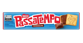 BISCOITO NESTLÉ PASSATEMPO RECHEADO BICHO CHOCOLATE 130G