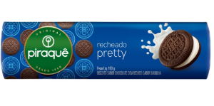 BISCOITO RECHEADO PIRAQUÊ PRETTY 160 G