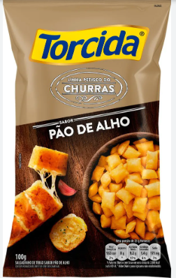 BISCOITO TORCIDA PÃO DE ALHO 60G