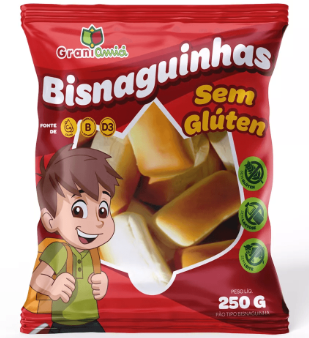 BISNAGUINHA SEM GLUTEN GRANI AMICI 250G