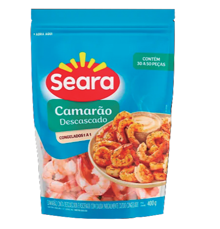CAMARAO SEARA 30/50 DESCASCADO 400G
