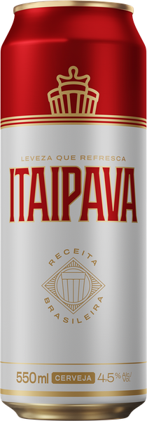 CERVEJA ITAIPAVA LATA 550 ML