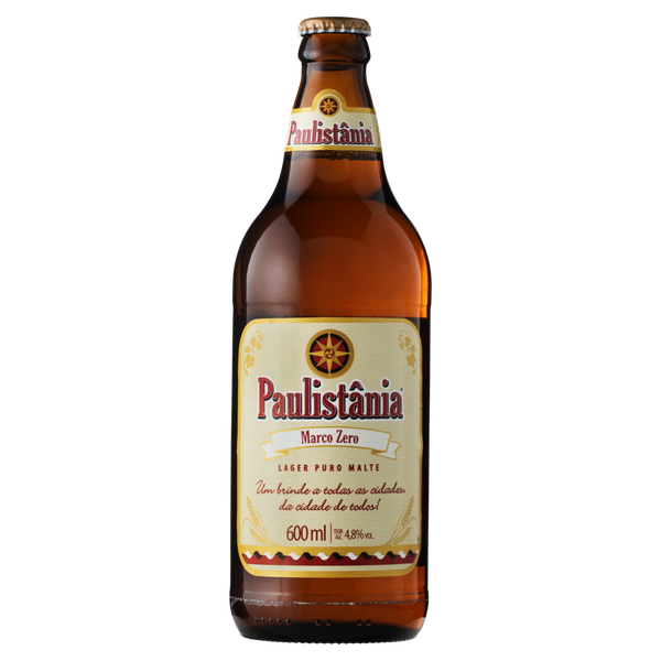 CERVEJA PAULISTANIA MARCO ZERO 600ML