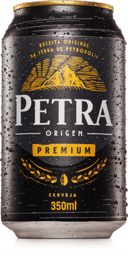 CERVEJA PETRA ESCURA LATA 350ML