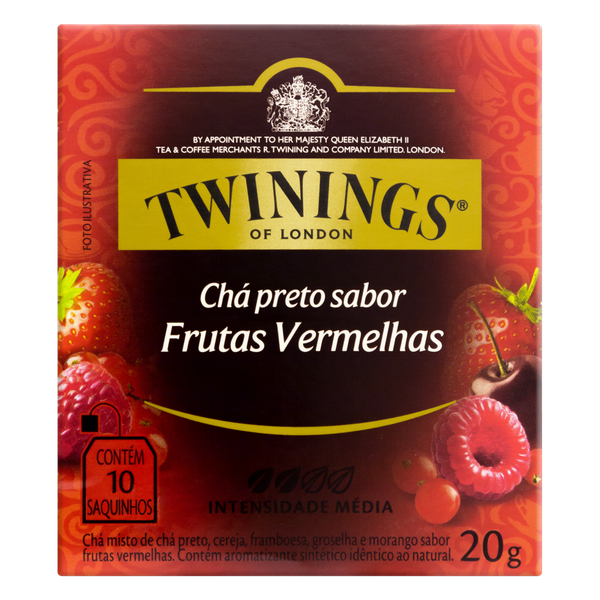 CHÁ TWININGS FRUTAS VERMELHAS 20 G
