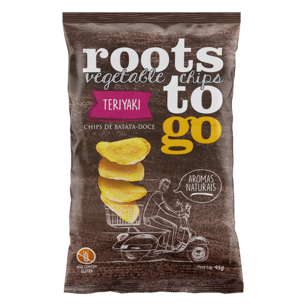 CHIPS BATATA DOCE ROOTS TO GO TERIYAKI 45G