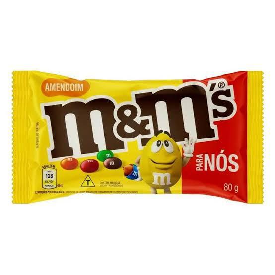 CHOCOLATE M M S AMENDOIM 80G