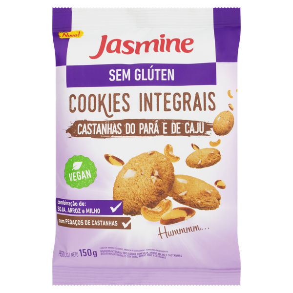 COOKIES JASMINE S/GL 150G CAST.PARA CAJU