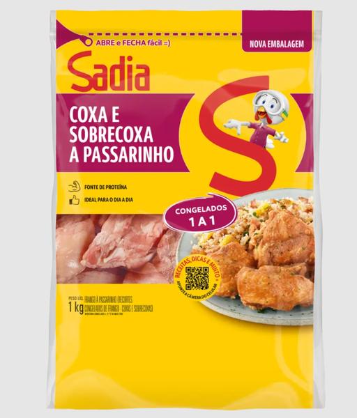COXA C/SOBRECOXA A PASSARINHO SADIA 1KG