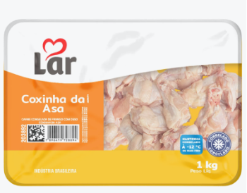 COXINHA DA ASA FRANGO LAR BANDEJA 1 KG