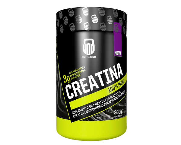 CREATINA 100% PURE WOD NUTR.300G MONOHIDRATADA