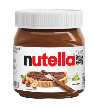 CREME DE AVELÃ COM CACAU NUTELLA POTE 350G