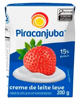 CREME DE LEITE PIRACANJUBA TETRA PAK 200G