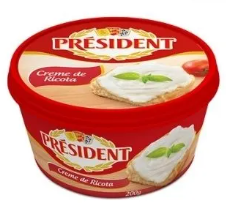 CREME DE RICOTA TRAD.PRESIDENT 200G