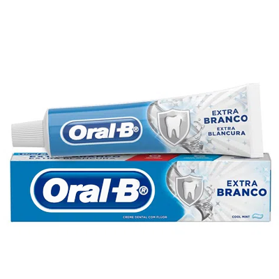 CREME DENTAL ORAL B EXTRA BRANCO 70G