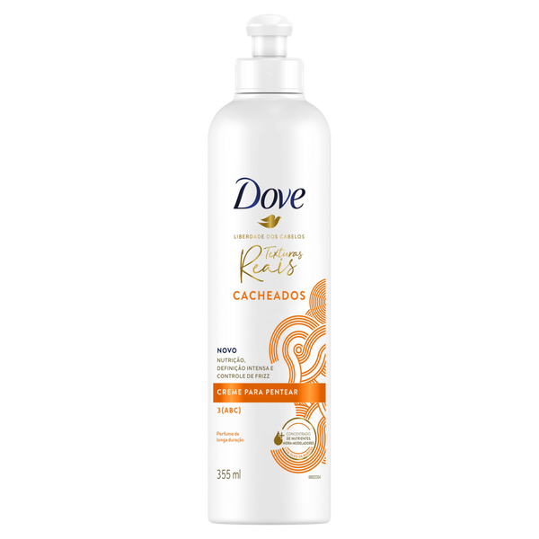 CREME PARA PENTEAR DOVE TEXTURA REAIS CACHEADO 355 ML