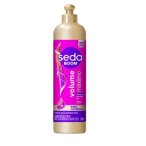 CREME PARA PENTEAR SEDA BOOM VOLUME MAXIMO 350ML