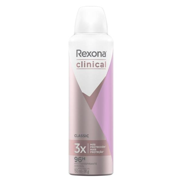 DESODORANTE AEROSOL REXONA CLINICAL 150ML CLASSIC