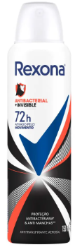 DESODORANTE AEROSOL REXONA 150ML ANTIB.INVISIBLE
