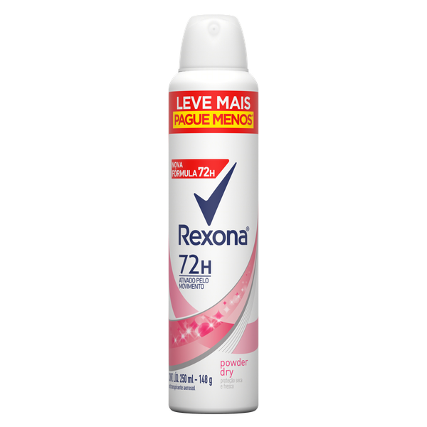 DESODORANTE AEROSOL REXONA POWER DRY 250ML