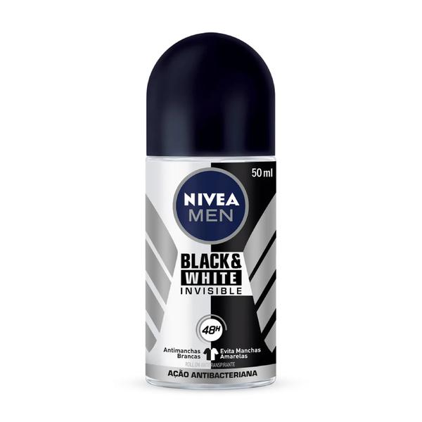 DESODORANTE ROLL-ON NIVEA INVISIBLE BLACK 50 ML