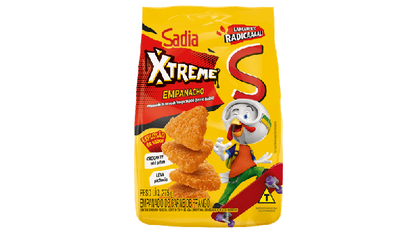 EMPANADO FRANGO SADIA XTRME QUEIJO NACHO 275G