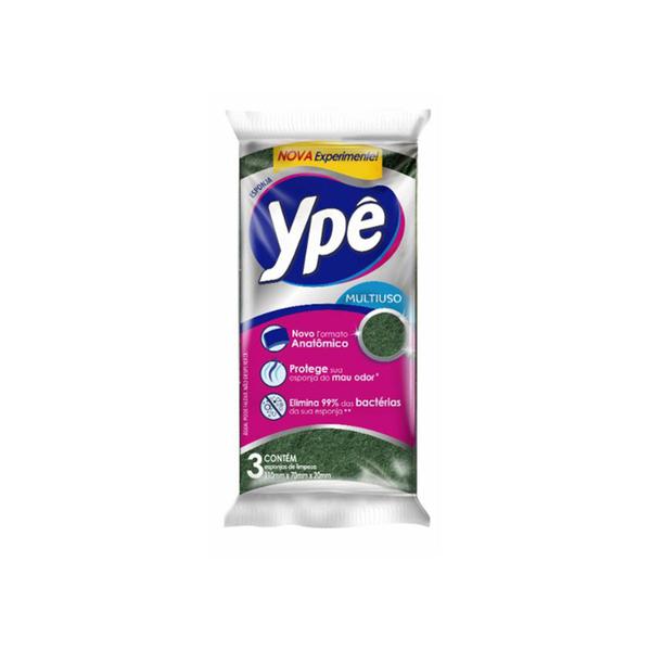 ESPONJA YPE MULTIUSO COM 3 UNIDADES