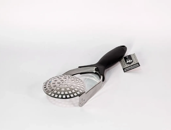 ESPREMEDOR INOX BATATA JVG 27X9CM CABO PLÁSTICO JVG-0265