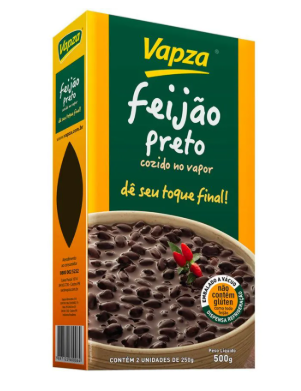 FEIJÃO PRETO VAPZA 500G