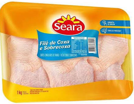 FILE COXA COM SOBRECOXA SEARA BANDEJA 1 KG