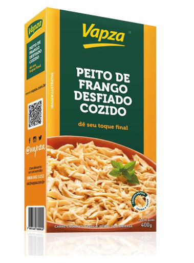 FRANGO DESFIADO VAPZA 400 G