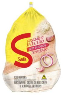 FRANGO INTEIRO SADIA SEM MIUDOS TEMPERADO KG