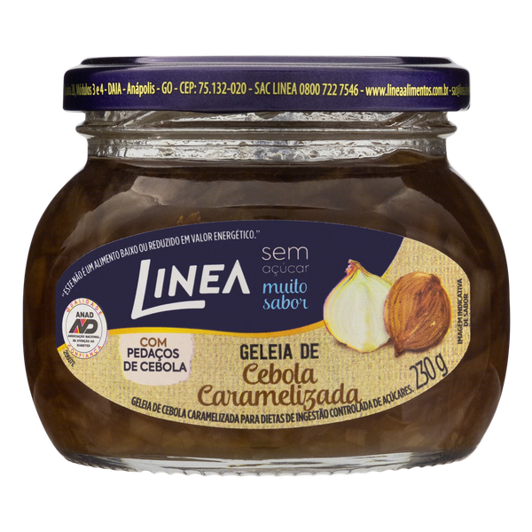 GELEIA LINEA 230 G CEBOLA CARAMELIZADA