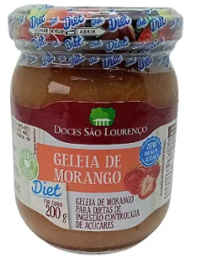 GELEIA SAO LOURENCO DIET 200G MORANGO