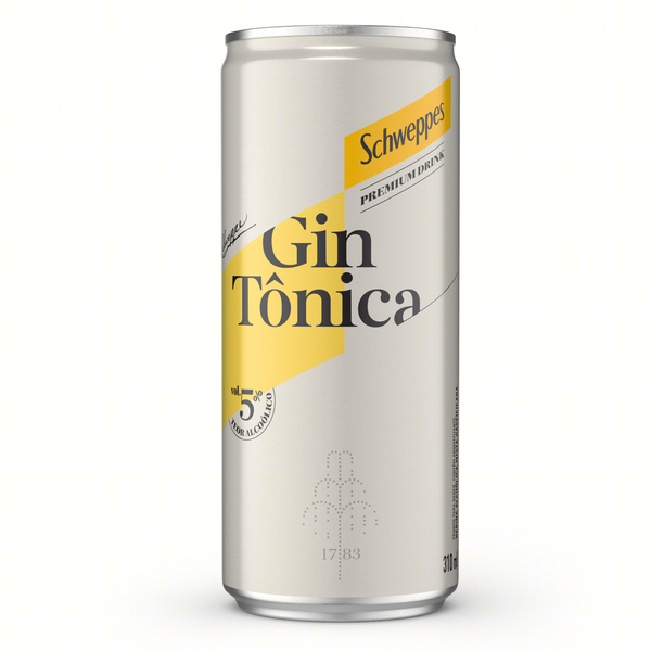 GIN TONICA SCHWEPPES 310 ML SLEEK