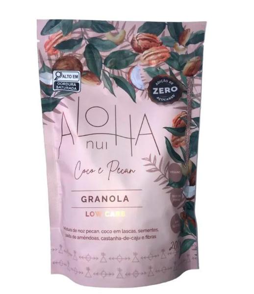 GRANOLA ALOHA ZERO ACUCAR COCO PECAN 200G