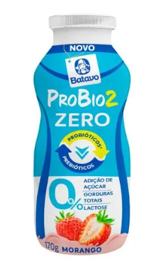 IOGURT BATAVO PROBIO2 ZERO 170G MORANGO