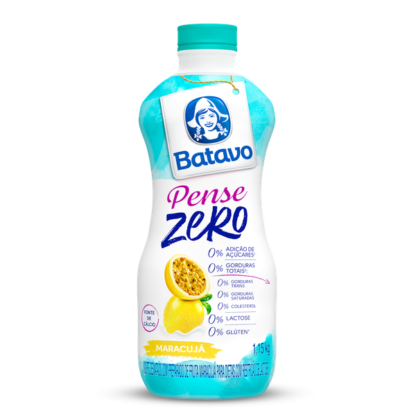 IOGURTE BATAVO PENSE ZERO 1150G MARACUJA