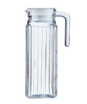 JARRA DE VIDRO COM TAMPA 1L