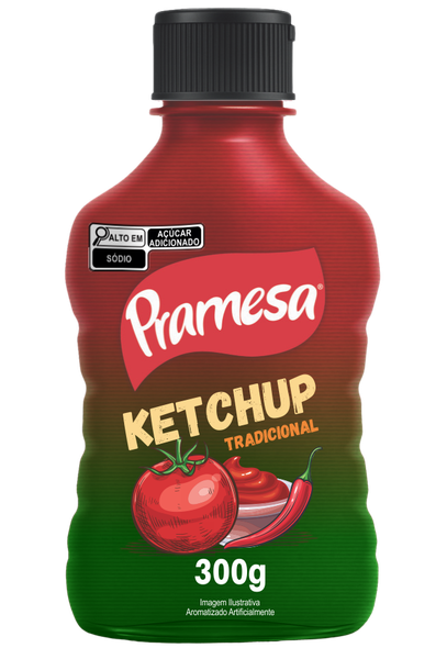 KETCHUP PRAMESA 300G PICANTE