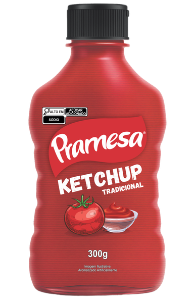 KETCHUP PRAMESA 300G TRADICIONAL