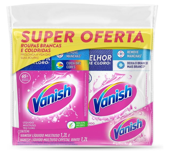 KIT TIRA MANCHA VANISH GEL MUL+CR WH1,2L