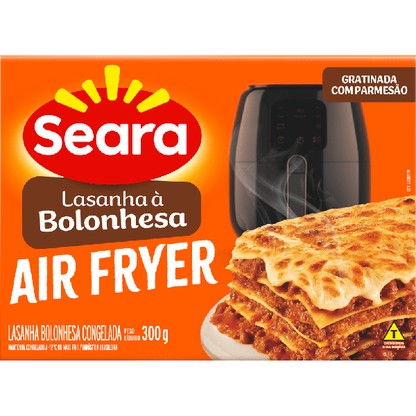 LASANHA SEARA AIRFRYER 300G BOLONHESA
