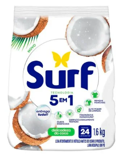 LAVA ROUPAS PO SURF 5 EM 1 COCO 1,6KG
