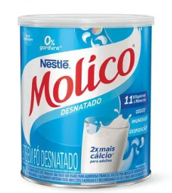 LEITE EM PÓ DESNATADO MOLICO NESTLE TOTAL CALCIO LATA 280G