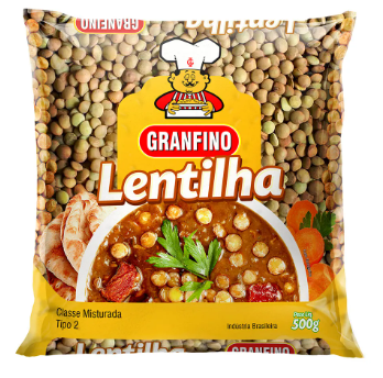 LENTILHA GRANFINO T2 500G